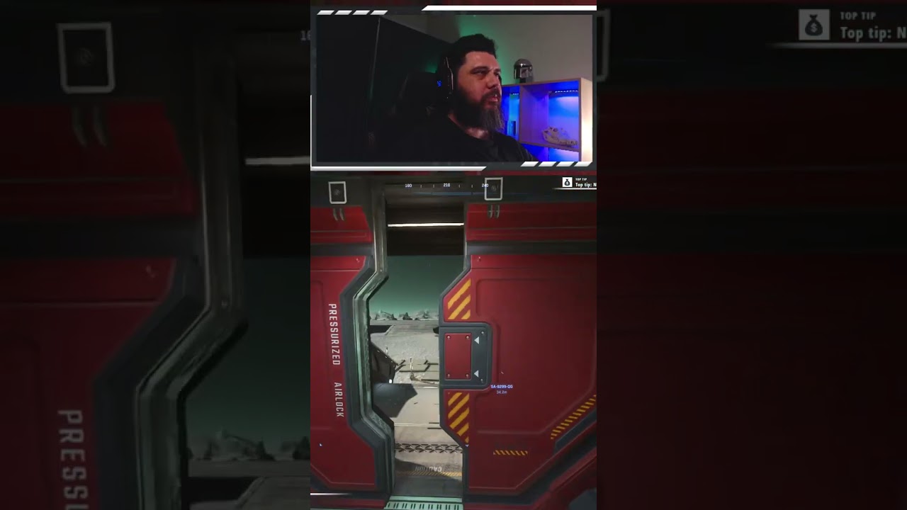 Tripping down stairs in low G - Star Citizen