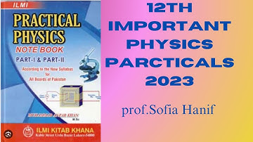 12th Class Physics Most Important Practical/Guess Practicals Physics Class 12 (2023)