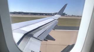 Classic DFW departure onboard American Airbus A321
