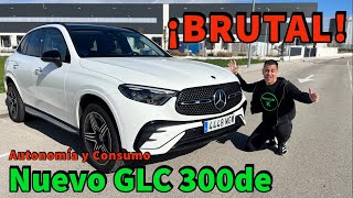 ¡BRUTAL! Mercedes GLC 300de PRUEBA de AUTONOMÍA ELÉCTRICA y CONSUMO HÍBRIDO a 120 km/h MOTORK