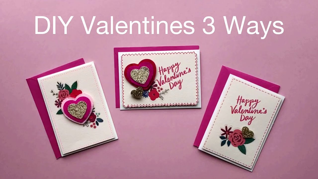 DIY Valentines 3 Ways - YouTube