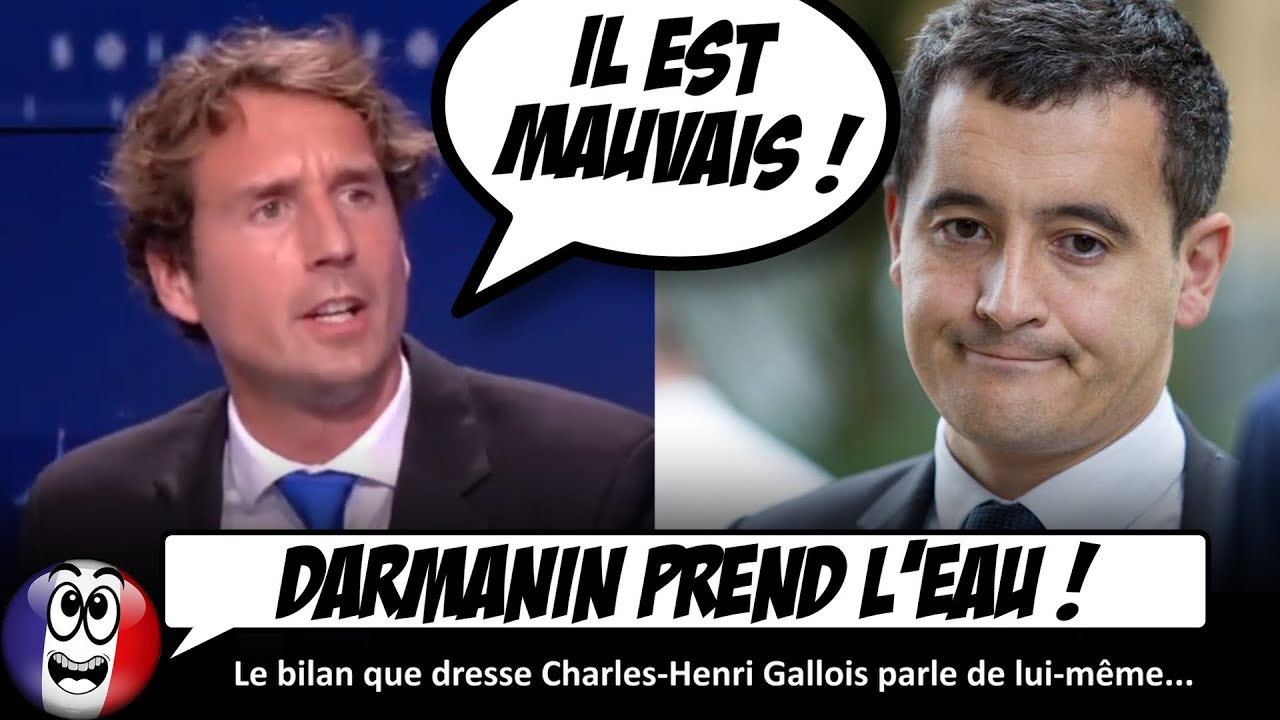 "Darmanin, c'est le SOUS-KÄRCHER de Sarkozy !", selon Charles-Henri Gallois (Génération FREXIT)