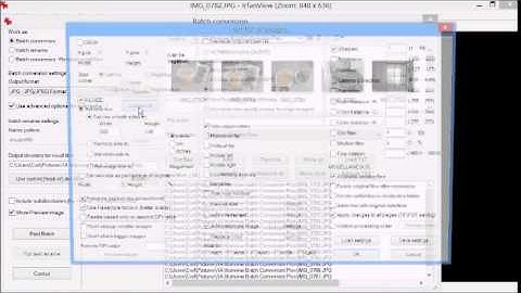 Irfanview Freeware Graphic Editor, Batch Conversion How To