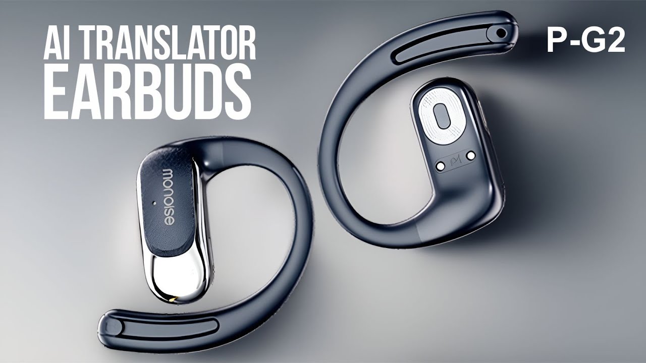 【未使用】MONOISE OPEN BUDS P-G2 AIワイヤレスイヤホン Monoise P-G2: AI in Your Ears, The First AI Earbuds That Translate