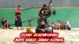SUSAH DISEMBUHKAN ENGGAK MAU KELUAR BOPO EMOSI ROBEK JARAN KEPANG TOWO BUDOYO LIVE SONOPATIK