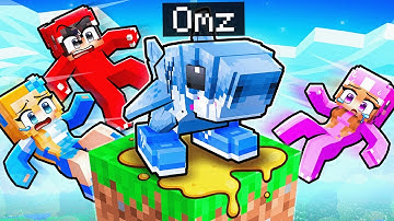 I Pretended to be a BABY BRAINROT on One Block in Minecraft…