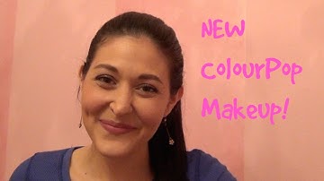 Haul, First Impression, Demo of NEW ColourPop products! | jujubeeauty