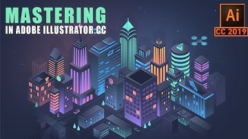 advanced illustrator tutorials  | Isometric Illustrator : Create Isometric Buildings / Speed Art