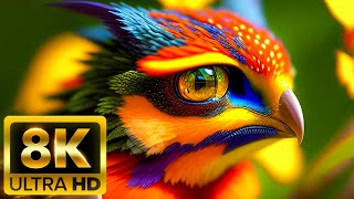 Unique Animals Collection - 8K 60Fps Ultra Hd - With Nature Sounds Colorfully Dynamic