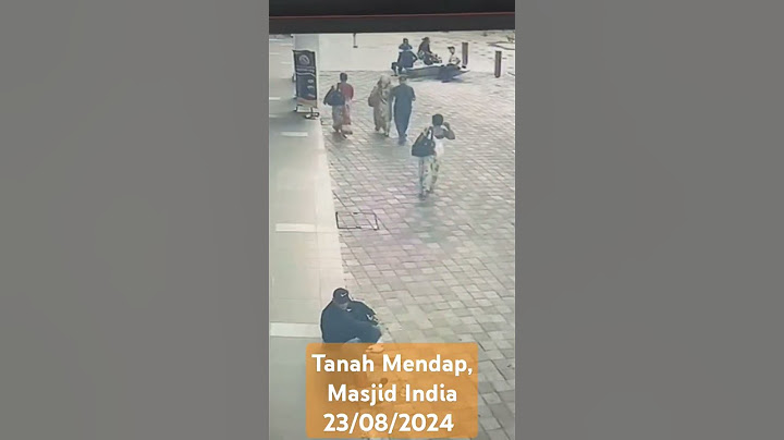 Detik Cemas Tanah Mendap di Masjid India, Kuala Lumpur, 23/8/2024 #shorts