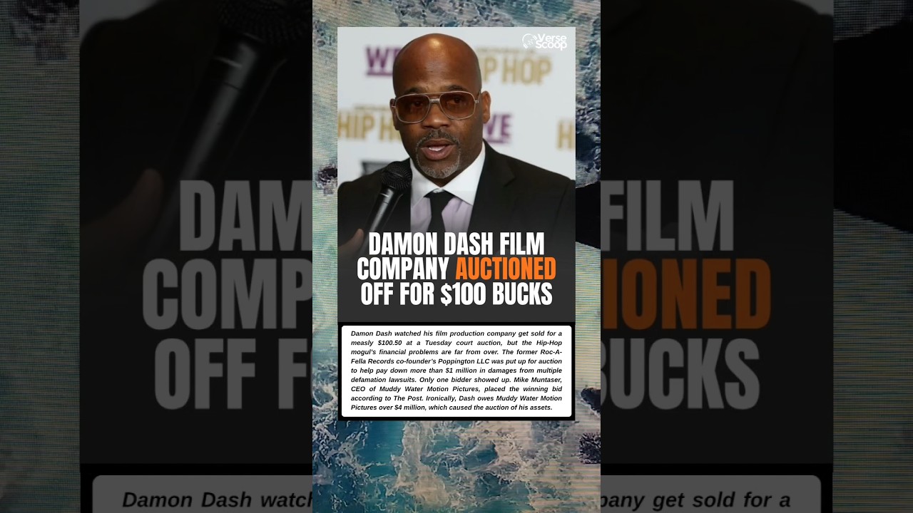 Damon Dash Film Company Auctioned Off For $100 Bucks 