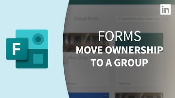 Forms Tutorial - Move individual form ownership to a group