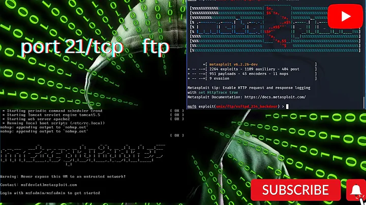 How to Exploit FTP Port 21: Kali Linux - Metasploitable2 - V-1
