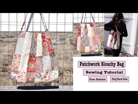 Random-Charm · Slouch Bag pattern and tutorial