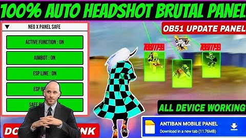 MOD MENU ✅| OB51 FF HACK | FREE FIRE MOD MENU | GRINGO XP 🔥HACK | FF HACK