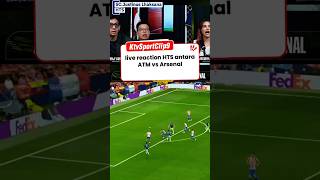 live reaction HTS antara Atm vs Arsenal leg 1 semifinal ucl #arsenal #atleticomadrid #coachjustin