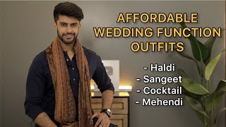 AFFORDABLE WEDDING FUNCTIONS OUTFIT FOR MEN | MEN'S WEDDING AND TRADITIONAL WEAR IN HINDI