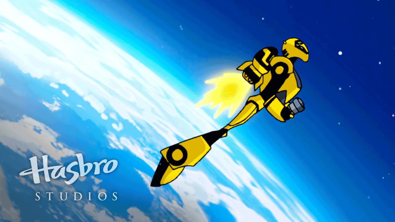 Transformers: Animated - A Falling Bumblebee | Transformers Official