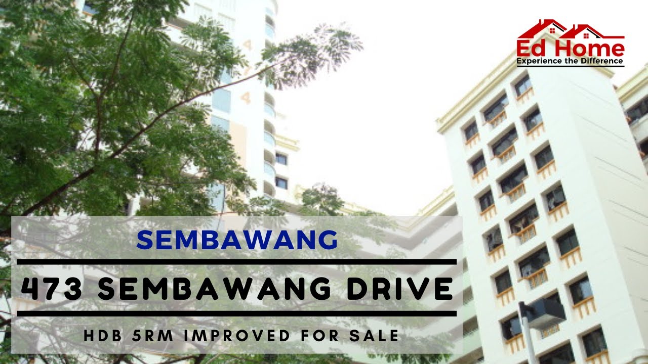 𝗦𝗢𝗟𝗗] 🏡 SEMBAWANG DRIVE | High floor HDB 5-room Improved Flat in Blk  473 Sembawang Drive For Sale - YouTube