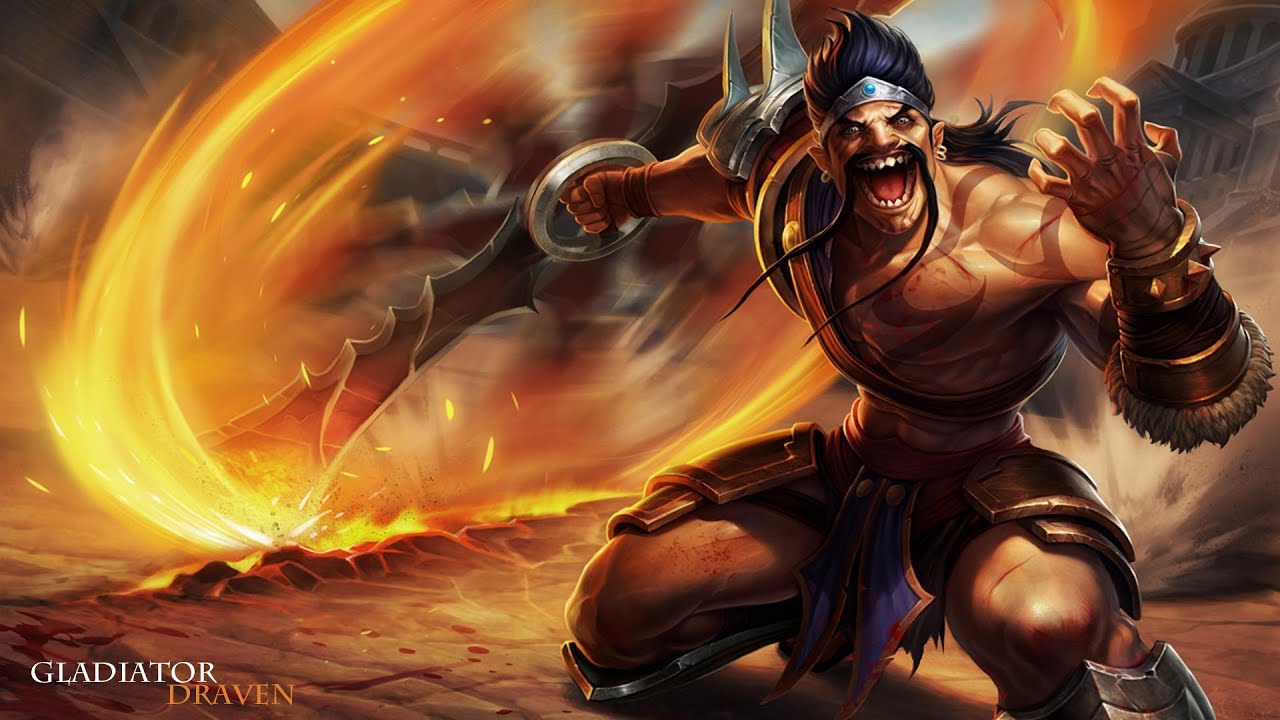 Gladiator Draven Skin Spotlight - YouTube