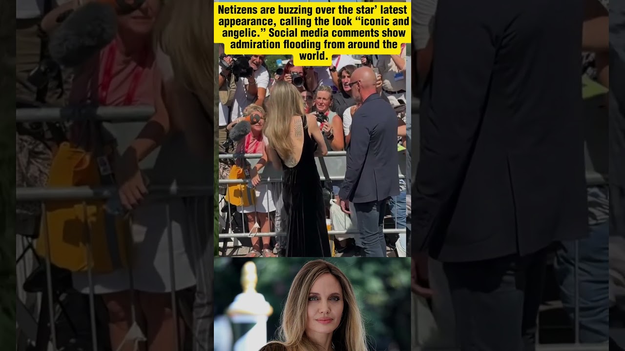 Timeless Beauty Stuns in Black Velvet Look at Outdoor Event”