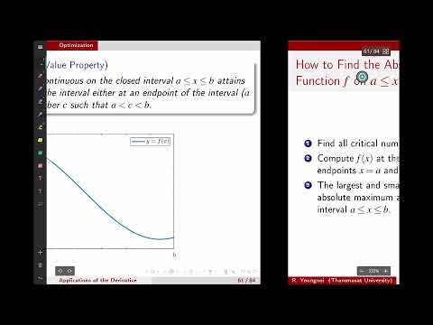 Applications of the Derivative: 24. Absolute Extrema on Close Interval