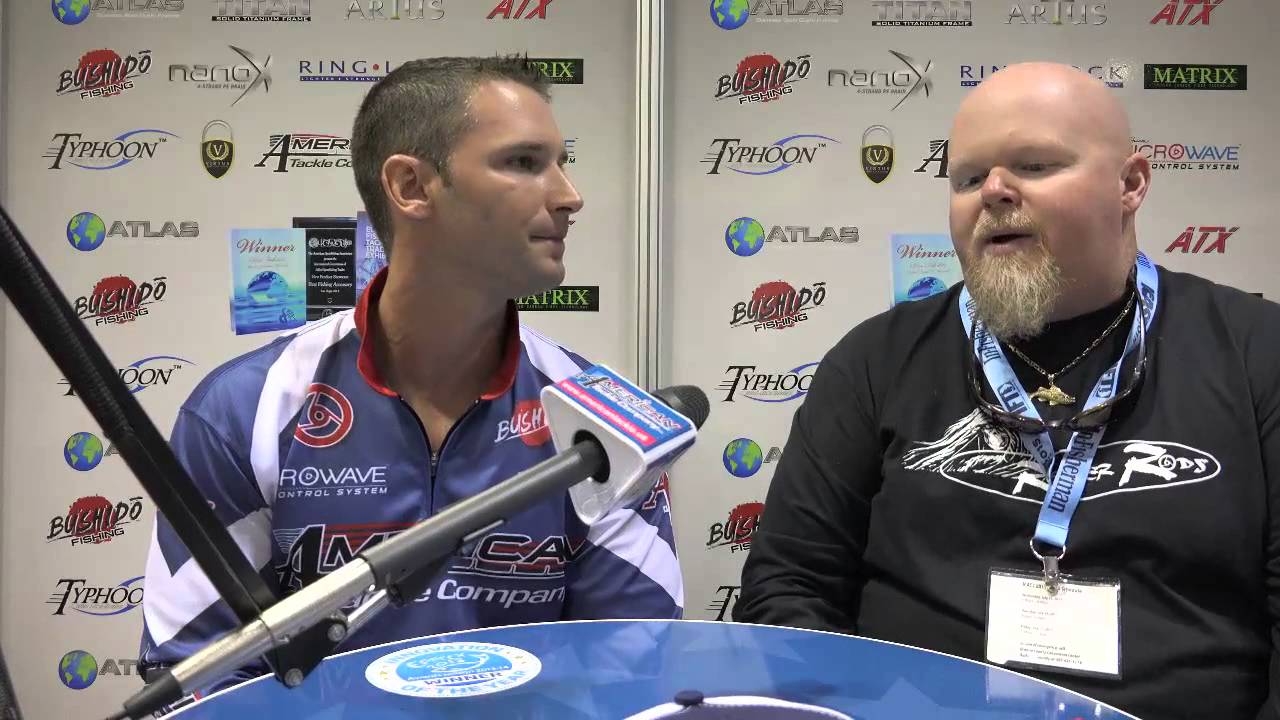 Ben Stein with Tim Johnson of Reaper Rods - ICAST 2015 