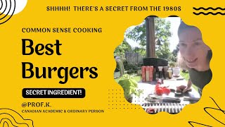 Best Homemade Burgers: It's a 1980s Secret Revealed!