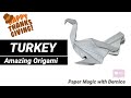 Origami turkey tutorial create a thanksgiving masterpiece  how to make an easy paper turkey