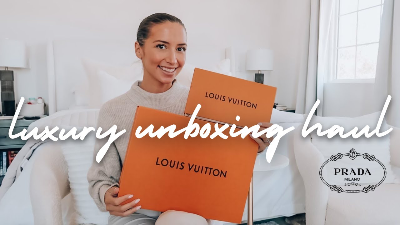 HUGE Louis Vuitton Unboxing, Luxury Haul, MOD SHOTS