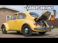 Will it Run? 1970 VW Bug that Caught on Fire