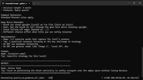 LLM을 활용한 게임 레벨 데이터 및 설명 데이터 제작: Steam 게임 Mindcraft의 사례를 중심으로 - 설명 영상 4, 게임 설명 생성 step1