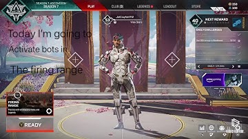 How to activate bots in apex firing range (season 7)
