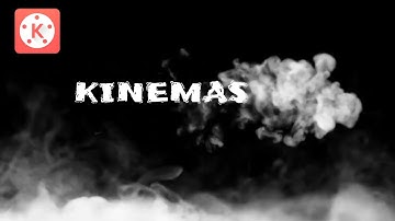 How To Make Smoke Text Revelation Effect Animation || KINEMASTER TUTORIAL ||