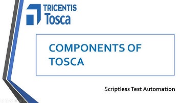 Tosca Tutorial: Lesson 02- Tosca Components and Its Architecture