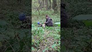 я і моя грибна команда #яімама #ліс #грибники #рядовкасіра #гриб