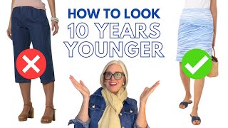 How to Look 10 YEARS YOUNGER | 10 Tips Women Over 50