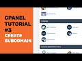 cPanel Tutorials | How To Create A Subdomain In cPanel and Redirect 2020 | 4K