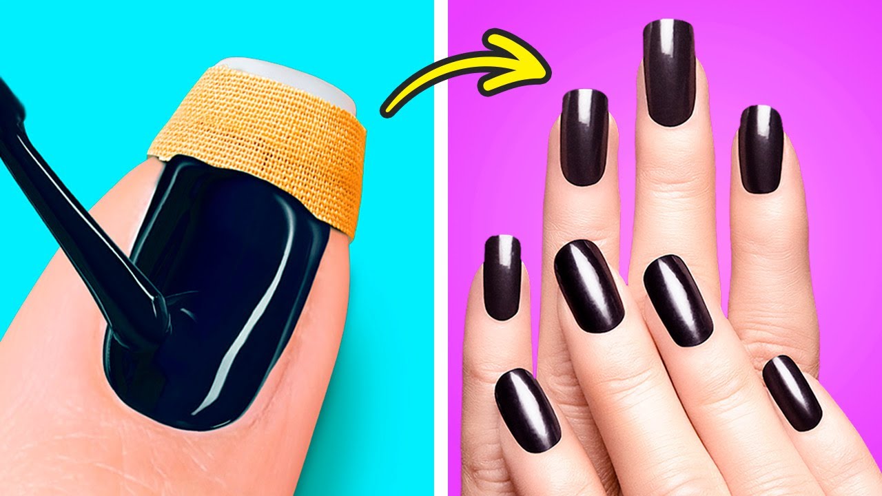 How to apply nail polish perfectly | Nail art ideas, pedicure hacks -  YouTube