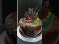 ide dekorasi kue tart ulang tahun bunga buttercream dan siram coklat