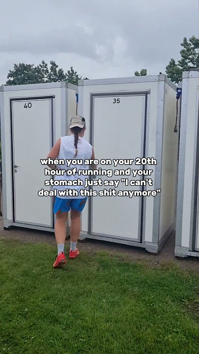 WHEN YOU RAN SO FAR THAT THE STOMACH CANT TAKE THIS SH*T ANYMORE
