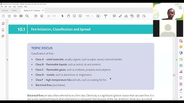 Element 10 Fire (10.1 and 10.2)