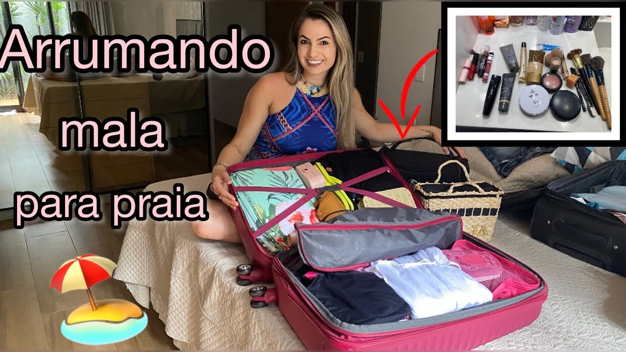 Arrumando minha mala para praia / Guarujá -Ano Novo - YouTube