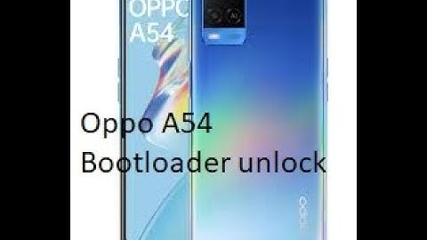 Oppo A54 Bootloader Unlock with chimera One Click