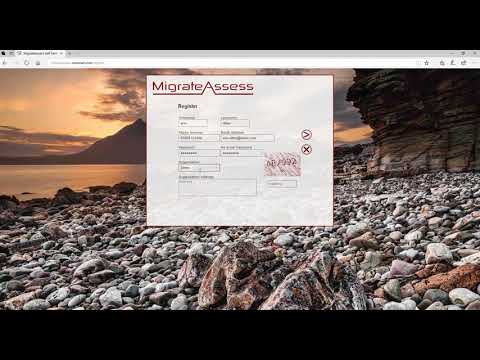 Tranzman  -  Register Account on Migrate Assess