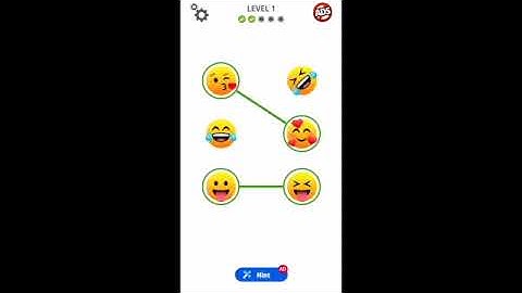 Emoji Match & Connect Level 1 Solutions