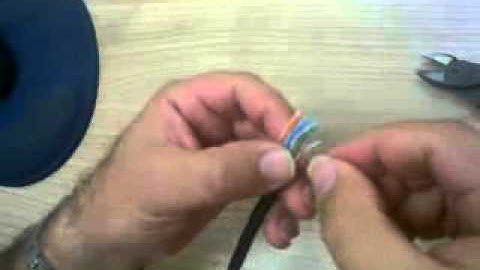 How to connect RJ-45 Plug