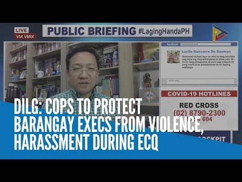 DILG: Cops to protect barangay execs from violence, harassment during ECQ