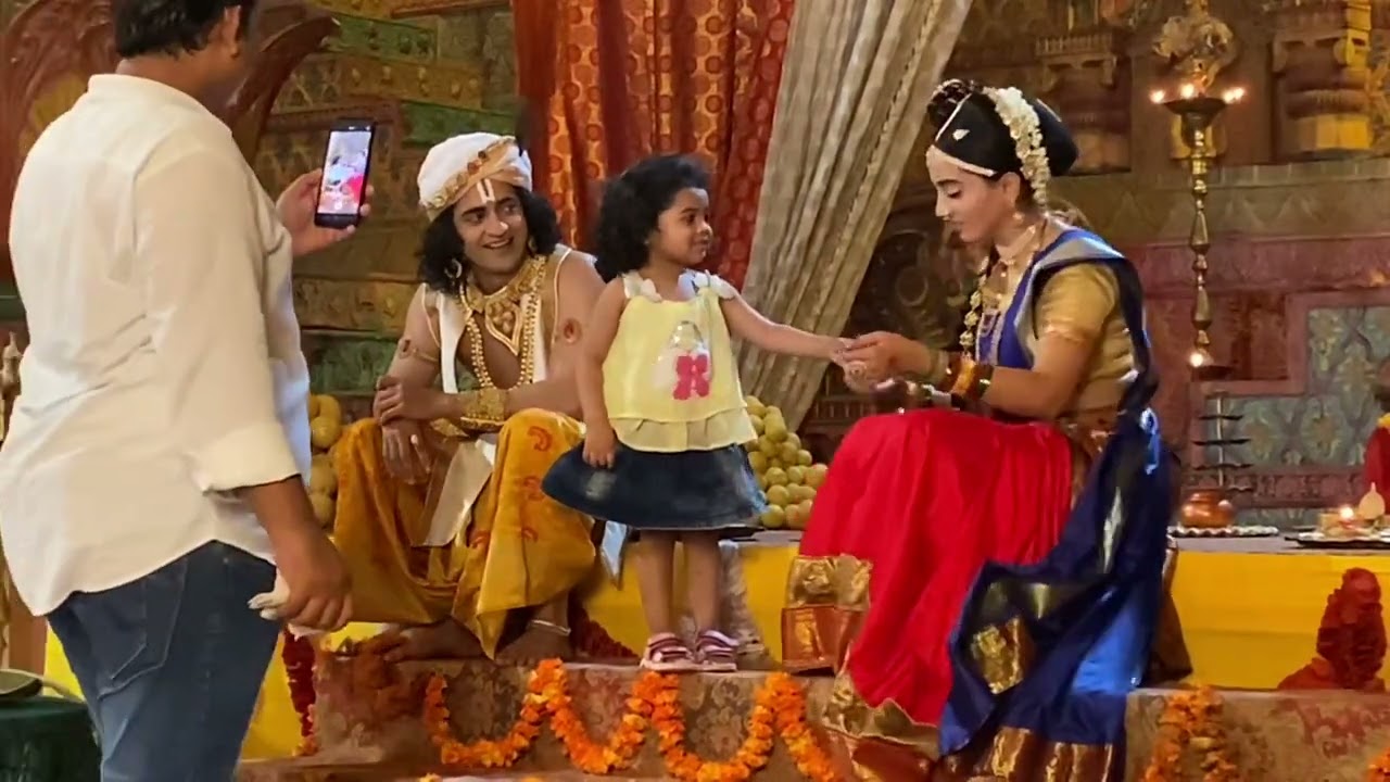 Krishna Rukmani Both Love Kids  Rukmani Teach Dance kids  krishna Rukmani both Off screen Masti