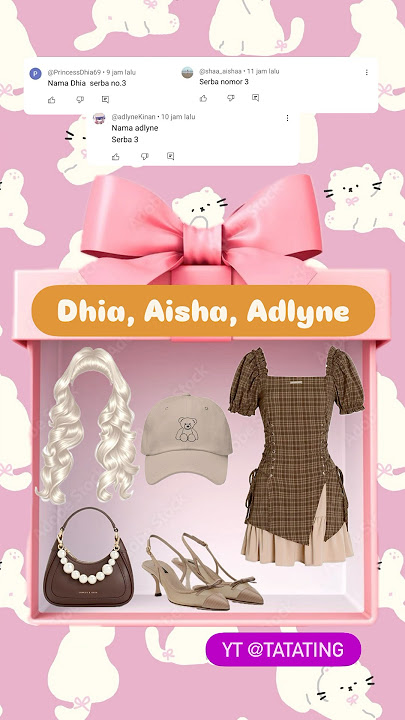 Baju main DHIA, AISHA, ADLYNE✅🤩 @PrincessDhia69 @shaa_aishaa @adlyneKinan #fashiontrends
